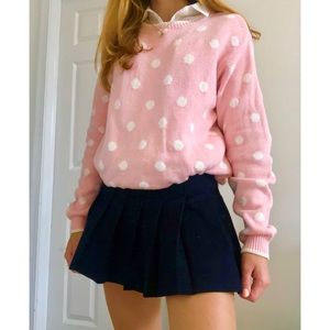 Vintage Polka Dot Sweater